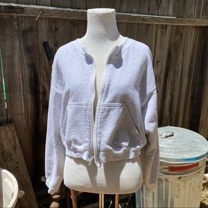 Levi’s 80s Vintage Gray Zip Up Sweatshirt Pullover